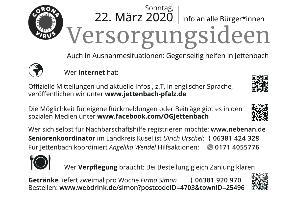 2020-03-21 Versorgungsplan