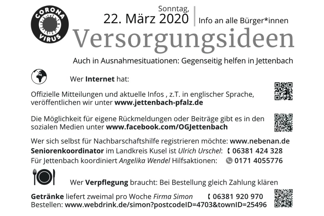 2020-03-21 Versorgungsplan